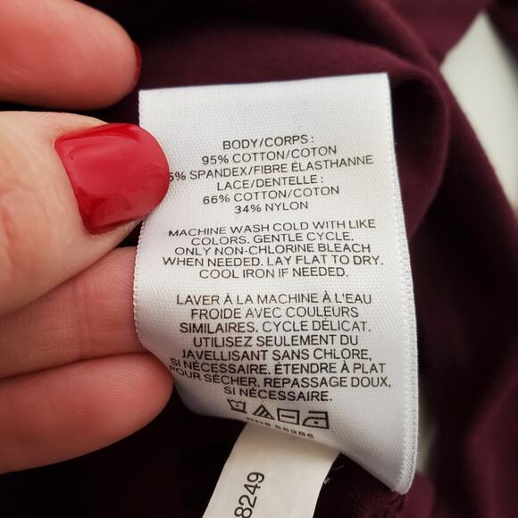 Express | Lace Flare Sleeve Off Shoulder Body Suit - Picture 7 of 11